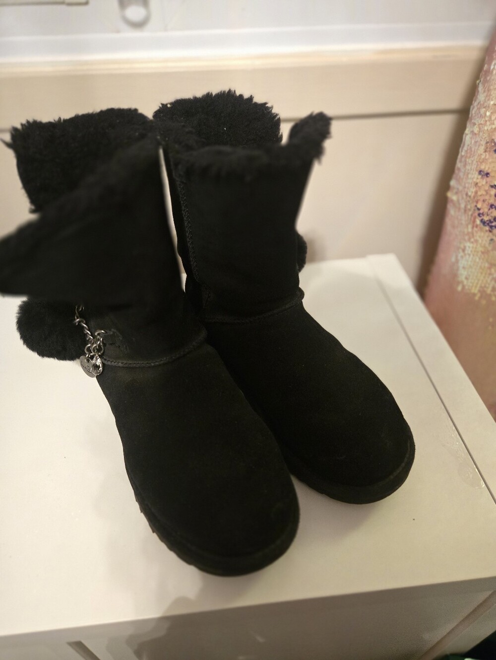 Ugg Boots With Pom Pom And Charms